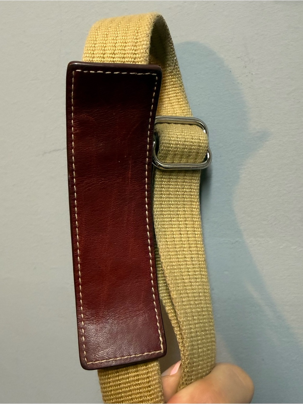 vintage - Coach - Red Leather Crossbody Bag with Front & back Pockets - Picture 7 of 12